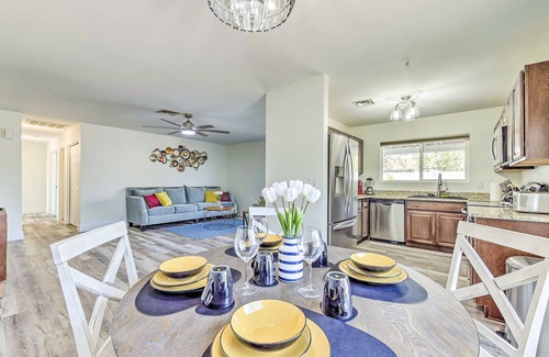 Chandler House | Single-level dog-friendly home with private pool, grill, enclosed backyard, & AC