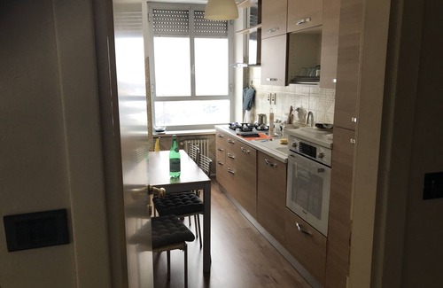 Bicocca Apartment | Sixteenth floor apartment, panoramic view, Bicocca area
