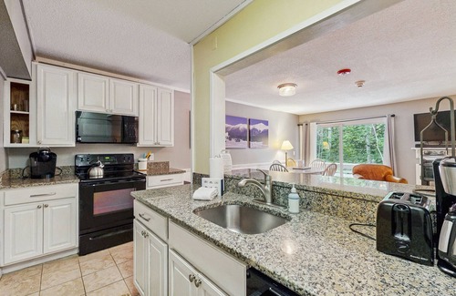 Bartlett Condo | Ski-In/Out Mountain Condo w/Free WiFi, Deck, Ski View, Private W/D, & Gas Grill