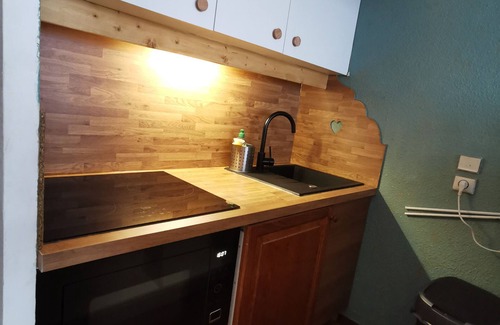 Les Avanchers-Valmorel Apartment | Ski in/ski out apartment, ideal for 4/5 people who like peace and nature