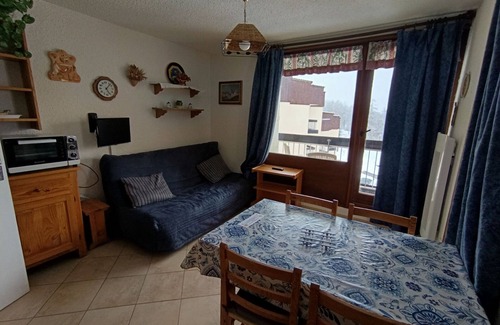 Montgenevre Apartment | Ski-In/Ski-Out Studio with Mountain View, 2 Balconies, and Private Parking