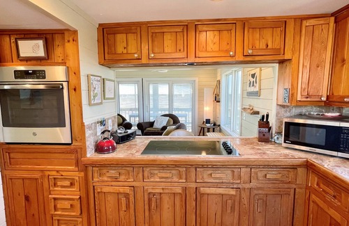 Ocracoke House | Skynear: Private sweeping panorama of natural salt marsh and sound.