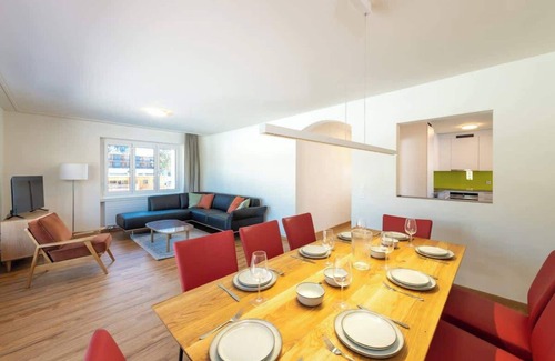 Sankt Moritz-Bad Apartment | Sleek New Alpine Escape with Breathtaking Views