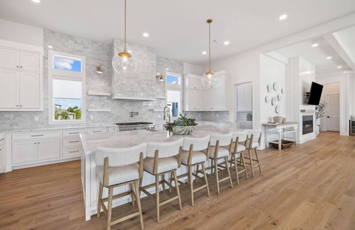 Seacrest House | Sleeps 30! Pool, Spa, LSV, Game Room & GULF VIEWS! Steps 2 Beach! Pet Friendly