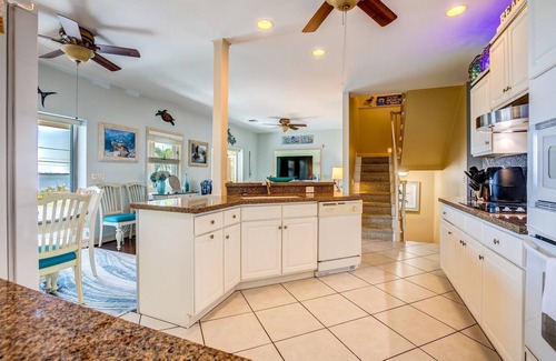 Eden Pines House | Slice of Paradise: Captivating Open Water Views, Deep Canal, Dockage, Heated Pool, and Pet-Friendly!