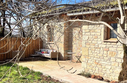Saint-Antonin Noble Val House | Small 2/4 person gite with swimming pool to share with the large gite