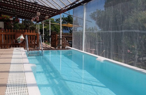 Pieve Ligure Apartment | Smart Studio for 4 people, facing the sea with garden, terrace and pool!