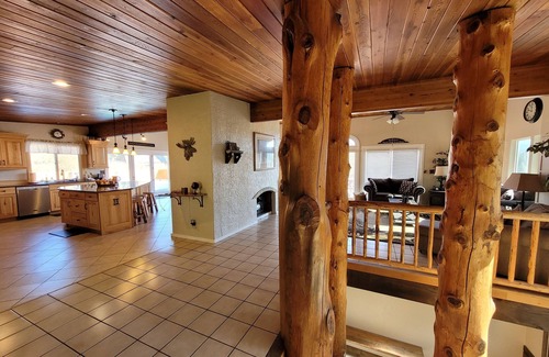 Garden Valley Cabin | Snow Springs Pool House w/PRIVATE heated, hotsprings pool! 5 bedrooms,Sleeps 15