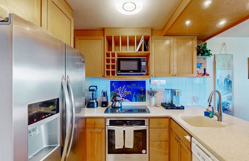 Historic Kailua Village Condo | Snowbird-friendly condo with ocean view, pool, washer/dryer, lanai, & grill