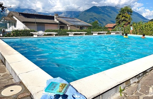Colico Piano Apartment | Sole 1 Terrace Holiday Apartment with Pool