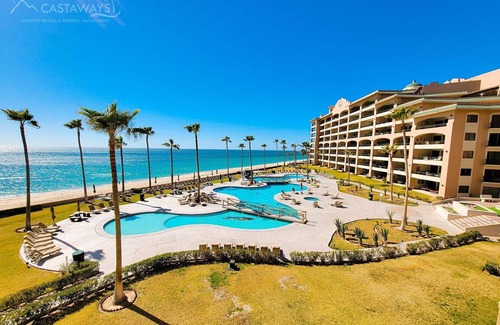 Sandy Beach Condo | Sonoran Spa E307 - 2 BR Next to the Pool, High Speed Wi-Fi - Beachfront Upper Floor Luxury Condo