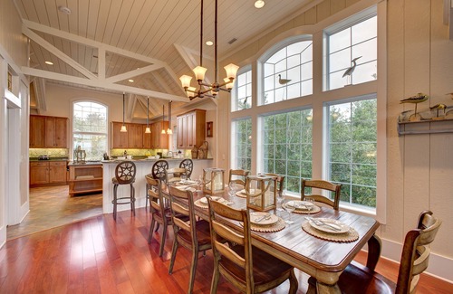 Buxton House | Sound-front vacation home w/private hot tub, WiFi, central AC, balcony, deck