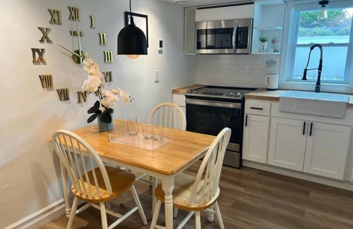 Warwick Apartment | Southern New England Luxury with private patio, fireplace, spa like bathroom!