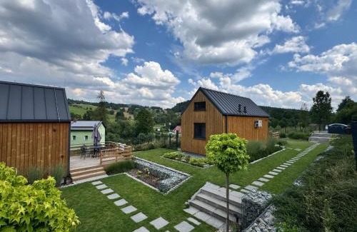 Głuszyca Gorna House | Sovanova Domki w Górach Sowich z Tarasem i Widokiem