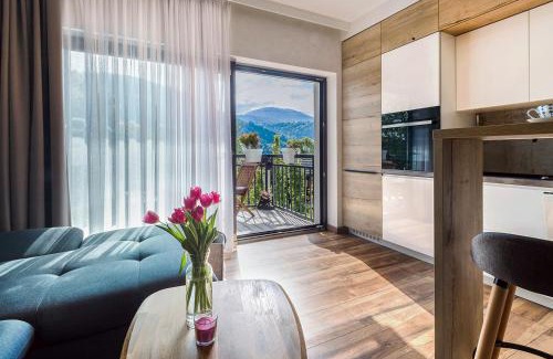 Meszna Apartment | SPA Apartament Jenny Ski&Fun widok na Skrzyczne i skocznię "Skalite"