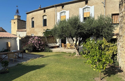 Thezan-les-Beziers House | Spacious 4-Bedroom Private Townhouse, Garden & Views -20 Min to Beaches & Rivers