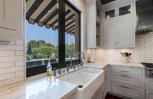 Palisades Highlands House | Spacious and Serene Family Home with Pool in Gated Pacific Palisades community