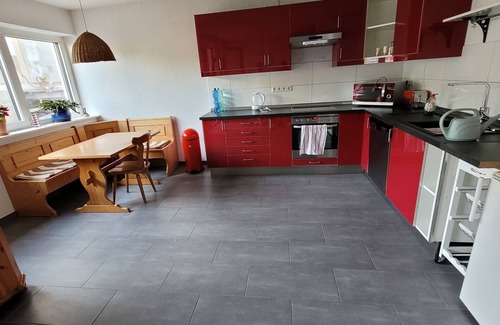 Sudlich der Pfinz House | Spacious apartment for the whole family with terrace