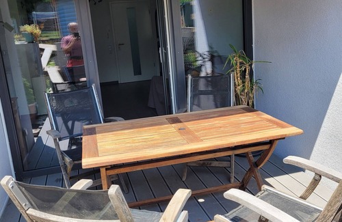 Sudlich der Pfinz House | Spacious apartment for the whole family with terrace