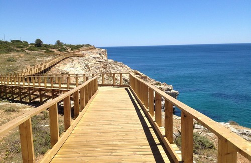 Carvoeiro Apartment | Spacious Apartment With Communal Pool, Private Roof Terrace With Stunning Views