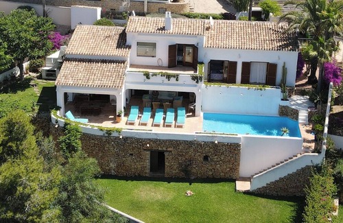 El Portet Villa | Spacious Charm Villa, Sea Views, 500m From El Portet Beach