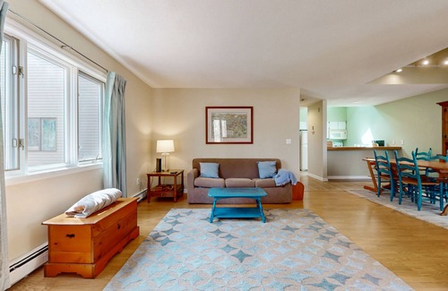 West Hartford Condo | Spacious condo with mountain view, fireplace, a/c, walk to Lake Pinneo