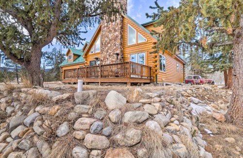 Warm Springs House | Spacious Fairplay Cabin with Deck and Dry Sauna!