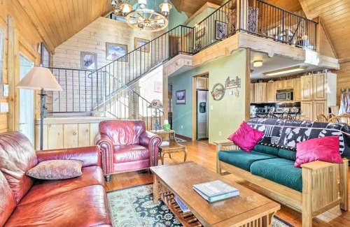 Warm Springs House | Spacious Fairplay Cabin with Deck and Dry Sauna!