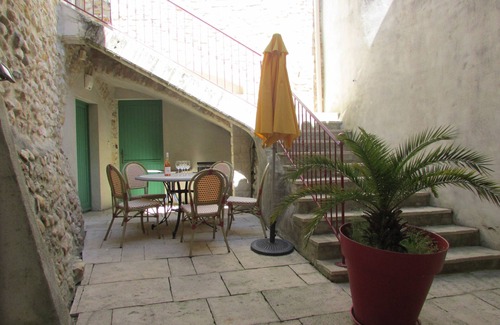 Saint-Victor-de-Malcap House | Spacious stone village house for family, billard gard sud ardeche