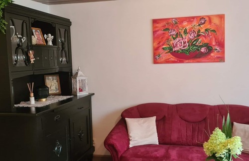 Wilhelmsthal Apartment | Spacious holiday home (100 sqm) for up to 5 people with a covered terrace