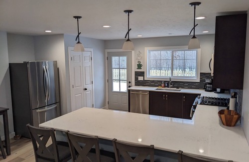 Thompsonville House | Spacious home <1 mile from Crystal Mountain & Betsie River - Pet Friendly!