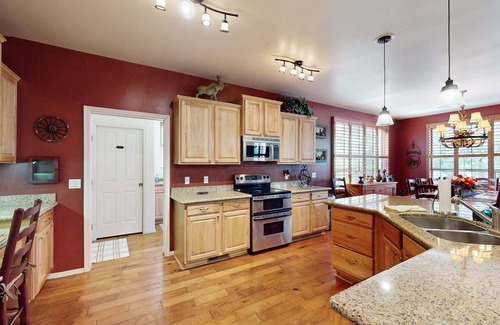 Torreon House | Spacious home with fireplace, multiple patios, balcony & grill