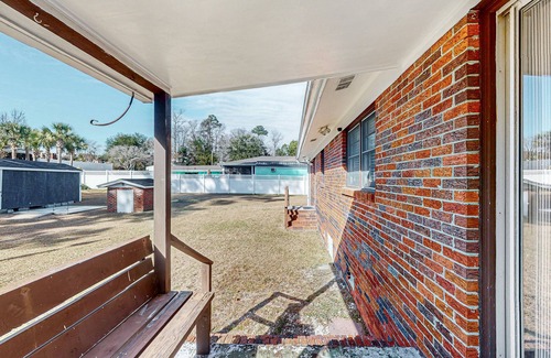 Little River House | Spacious house with game room, W/D, central A/C, close to beach