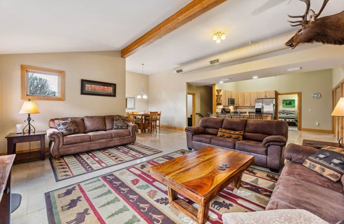 Estes Park Condo | Spacious Luxury Downtown Riverfront Loft Condo. License #6027