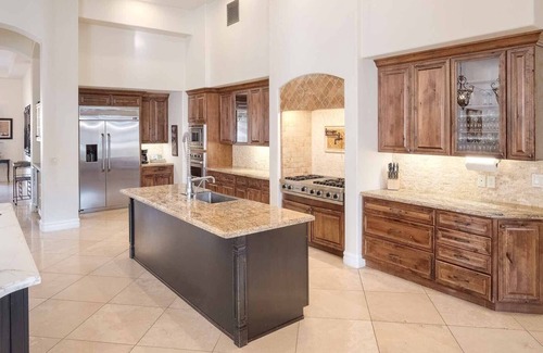 Camelback Country Estates House | Spacious Palm-Lined Villa with Pool, Sport Court & Outdoor Living