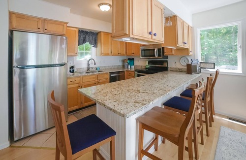 Bumpass House | Spacious pet friendly waterfront house with patio & grill