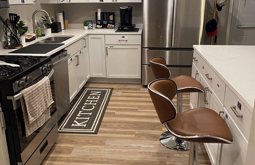 Champaign House | Spacious, remodeled 4-bedroom home with WiFi, AC, fire pit in charming Champaign