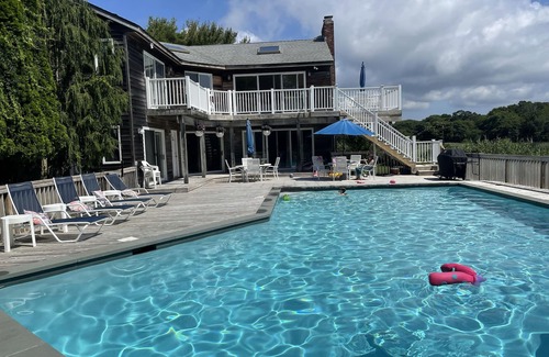 Westhampton House | Spacious Retreat-Water Views, Pool, Tennis, Pickleball, 9 min to beach & town