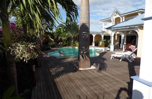 Anse des Rochers Villa | Spacious seaside Creole villa with pool and garden, Saint François.