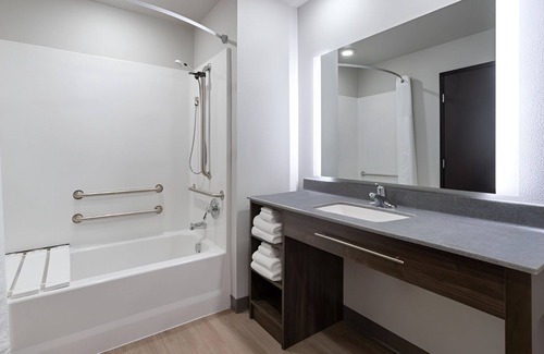 Watertown Hotel | Spacious Suite with Kitchen Perfect for Extended Stays Near Redlin Art Center