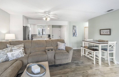 Holiday Isle Condo | SPC 3106 on a canal! Beach service included! Pools, Golf, Pickleball and more!