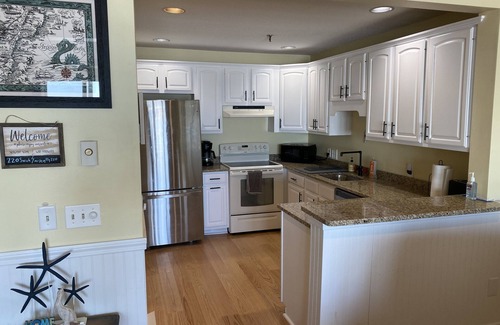 Old Orchard Beach Condo | Spectacular Beachfront Condo-Watch sunrise from deck overlooking beach.