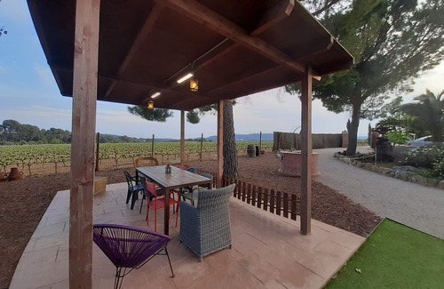 San Martin Sarroca Cottage | Spectacular rural farmhouse among vineyards