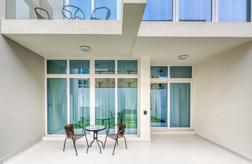 Dubai Ski Chalet | Spell-binding 3BR Townhouse at DAMAC Hills 2 Albizia by Deluxe Holiday Homes