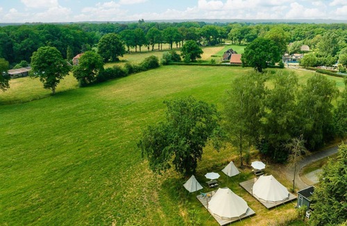 Notter Cabin | Spend the night in a cozy bell tent overlooking the meadows!