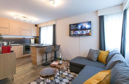 Engelberg Apartment | Spirit Apartments - Studio 1 und 2 - Küche - Parkplatz