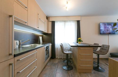 Engelberg Apartment | Spirit Apartments - Studio 1 und 2 - Küche - Parkplatz