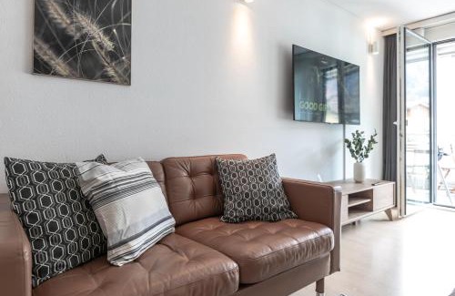 Engelberg Apartment | Spirit Apartments - Studio #3 - Balkon - Parkplatz