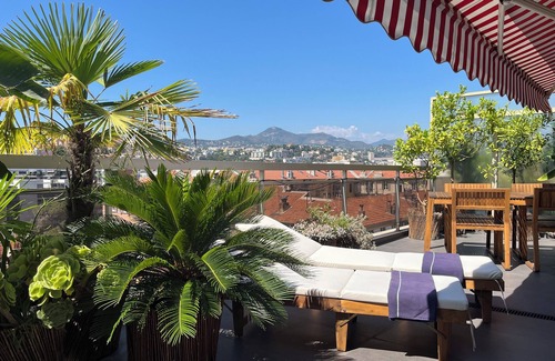 Riquier Apartment | Splendid, comfortable penthouse in the heart of Nice.
