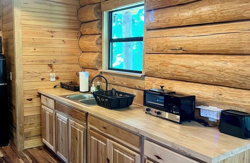 Grove Cabin | Spring Pond Cabin at White Buffalo Lodge;nFamily-sized with lake access